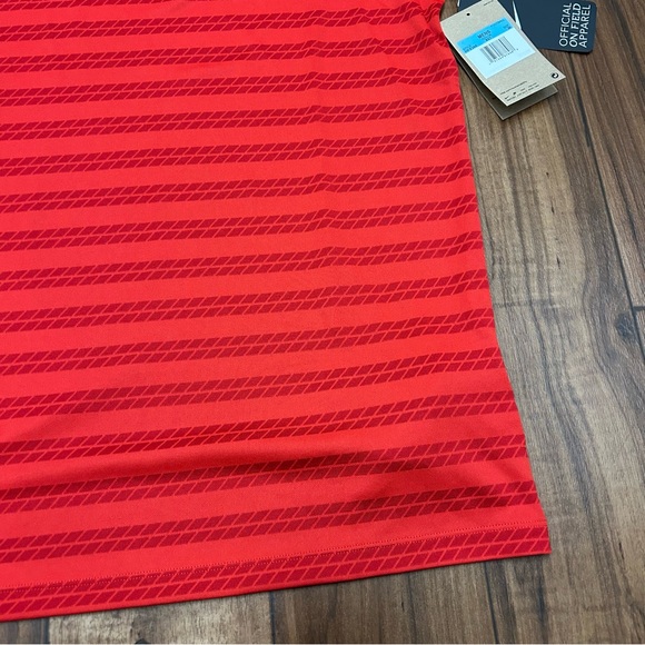 NEW Nike On Field Arizona Wildcats Polo Red Striped Dri Fit Mens Medium - Picture 7 of 12